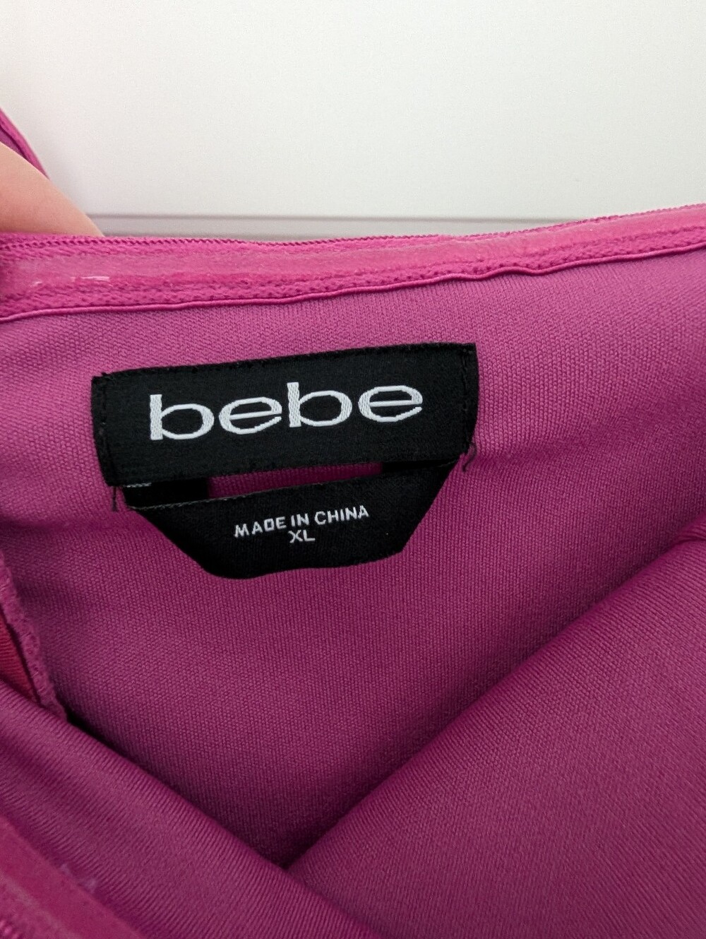 Bebe Fuchsia Strapless Mini Dresd - Picture 2 of 3